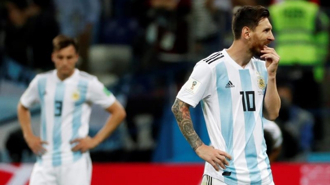 Argentina fue derrotado por Croacia y se acerca al fracaso en el Mundial de Rusia