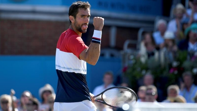 Marin Cilic aumentó la maldición de Novak Djokovic y conquistó el título en Queen's