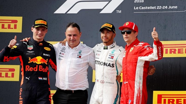 Las clasificaciones tras el Gran Premio de Francia en la Fórmula 1