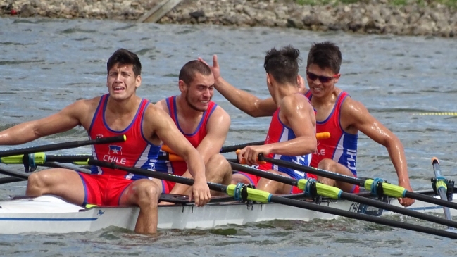 Remeros chilenos accedieron a las finales en Mundial Juvenil de República Checa