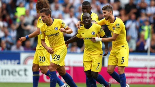 Chelsea inició su nueva temporada en la Premier League con goleada sobre Huddersfield