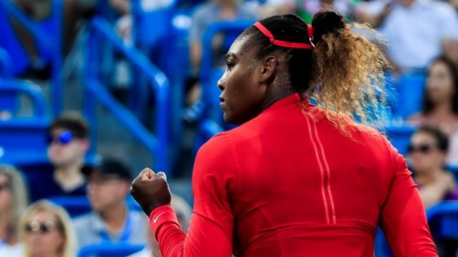 Serena Williams despachó a Daria Gavrilova y avanzó a segunda fase en Cincinnati