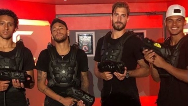 ¿Tropa de Elite? El divertido pasatiempo de Neymar en París