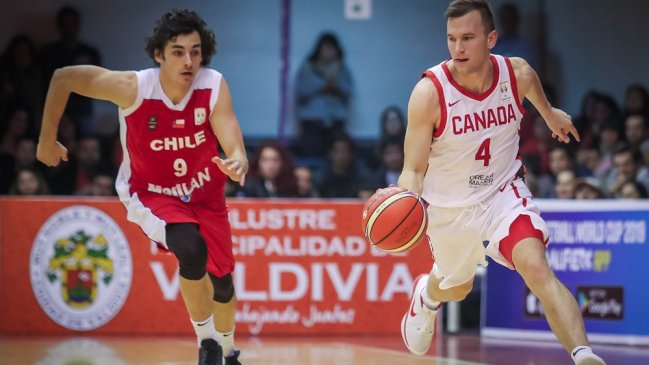 Chile fue superado por Canadá y complicó sus opciones de clasificar al Mundial de Baloncesto
