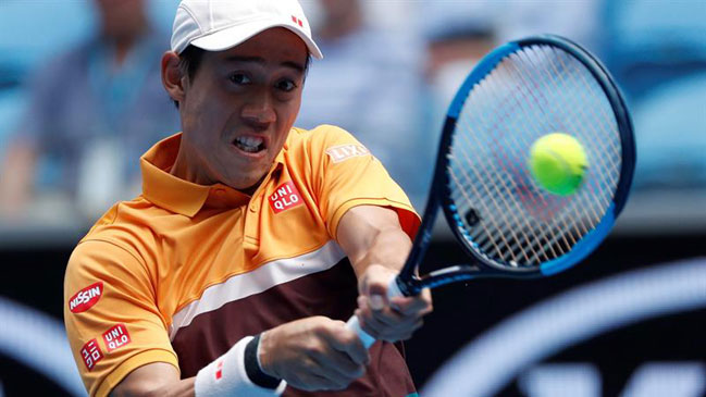 Kei Nishikori avanzó a segunda ronda en Australia tras el retiro de Kamil Majchrzak