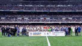 Las "Leyendas" del Real Madrid enfrentaron al Porto "Vintage"