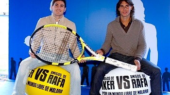 Rafael Nadal e Iker Casillas presentaron desafío que mezcla fútbol y tenis