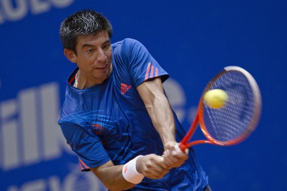 Jorge Aguilar perdió ante David Nalbandian en Sao Paulo