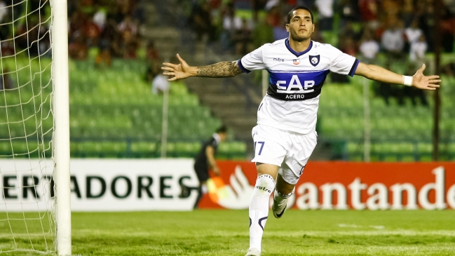 Huachipato goleó a Caracas gracias a un inspirado Braian Rodríguez