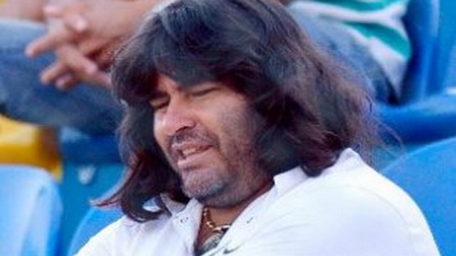Ex delantero de U. de Chile Richart Báez causó revuelo por su exceso de peso