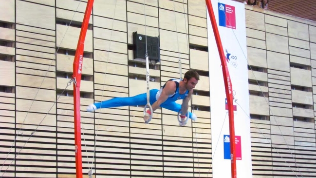 Tomás González fue figura en el Sudamericano de Gimnasia Artística
