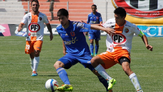 Juan Rodrigo Rojas anotó el descuento de U. de Chile ante Cobresal