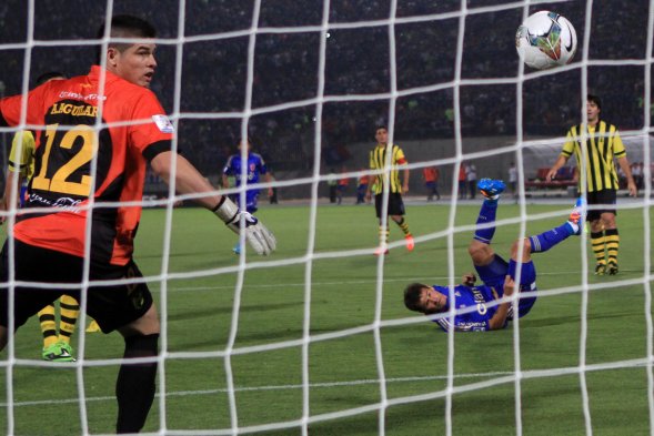 U. de Chile venció con lo justo a Guaraní en su estreno por la Copa Libertadores 2014