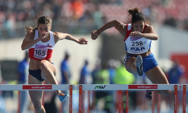 La belleza del atletismo en Santiago 2014