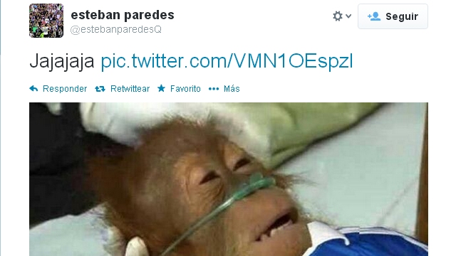 Esteban Paredes: La foto de Twitter contra la U no la subí yo, así que pido disculpas