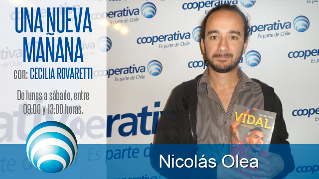 Nicolás Olea presentó la biografía de Arturo Vidal en “Una Nueva Mañana”
