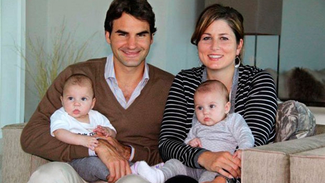 Roger Federer nuevamente fue padre de gemelos
