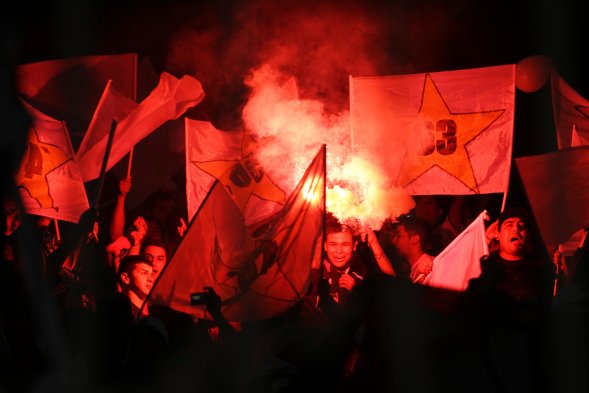 Palestino superó a Colo Colo en el Estadio Monumental