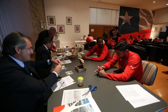 Los entrenamientos de la selección chilena este sábado