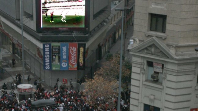 Estas son las ubicaciones de las pantallas gigantes para ver Chile-España