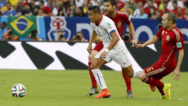 Alexis Sánchez está entre los 10 mejores jugadores de Brasil 2014