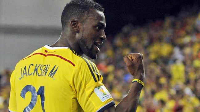 Jackson Martínez marcó su doblete para anotar el tercero para Colombia ante Japón