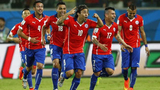 Esta es la formación de Chile para el duelo por octavos de final ante Brasil