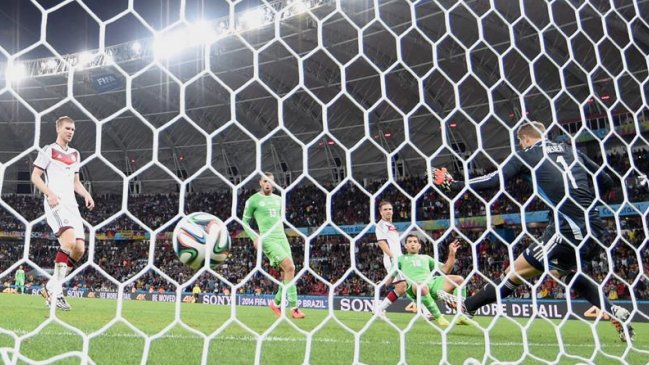 Abdelmoumene Djabou descontó para Argelia en el final ante Alemania