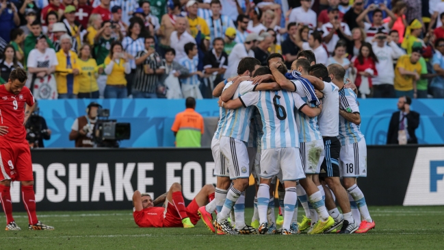 La sufrida victoria de Argentina sobre Suiza para llegar a cuartos de final