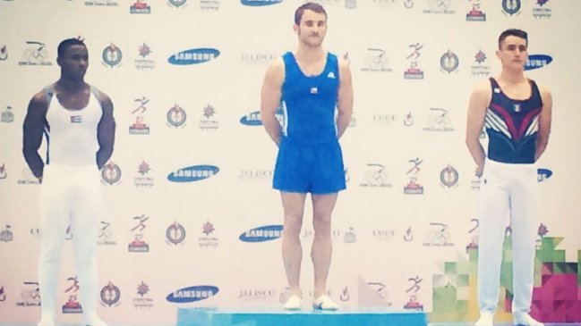 Tomás González sacó medalla de oro en suelo del Festival Olímpico Panamericano