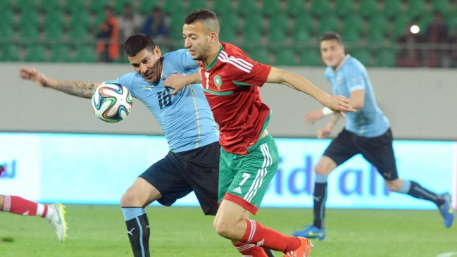 Uruguay se impuso con lo justo a Marruecos en duelo amistoso