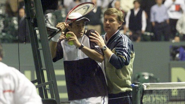 Se cumplieron 15 años de los “sillazos” del duelo de Copa Davis entre Chile y Argentina