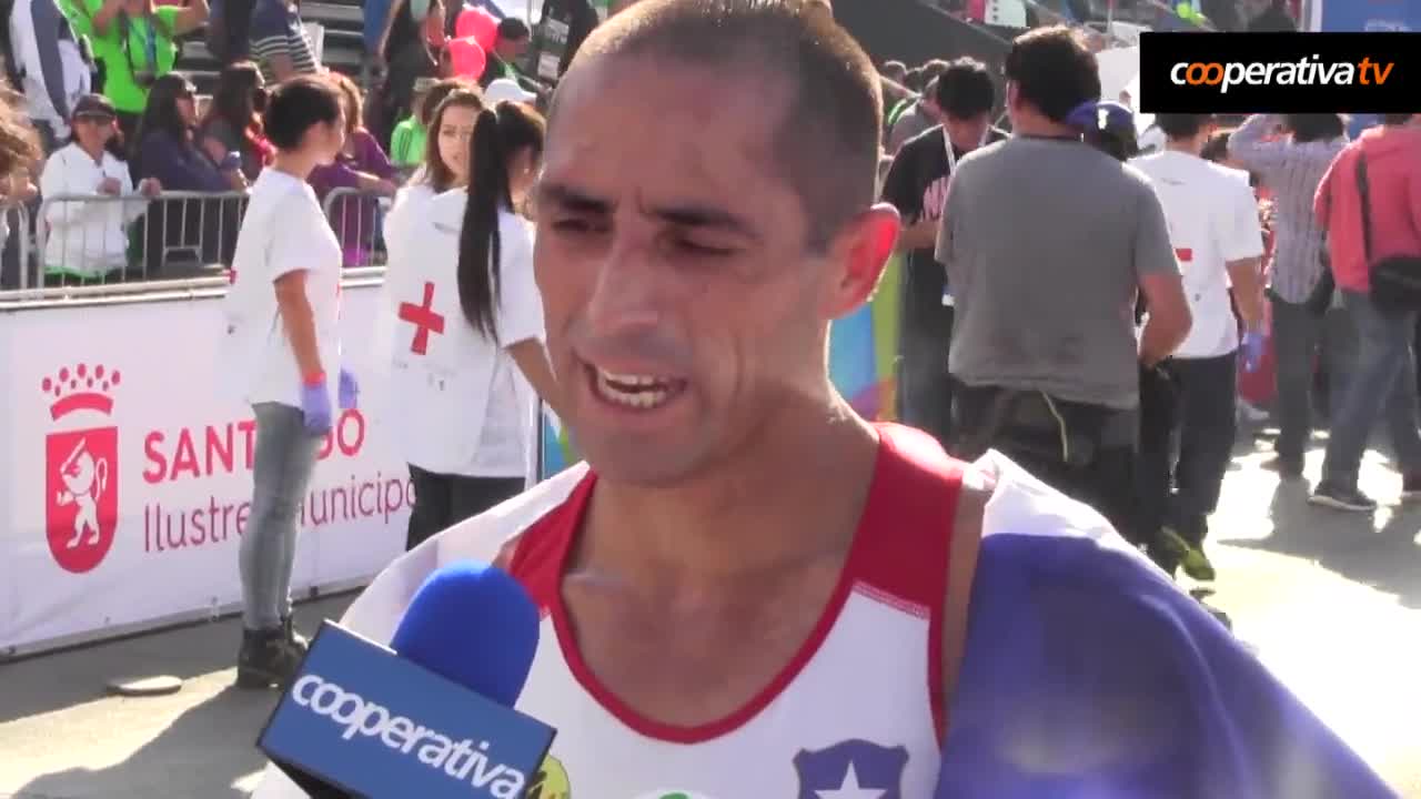 Eugenio Galaz fue el primer chileno en cruzar la meta de los 42K