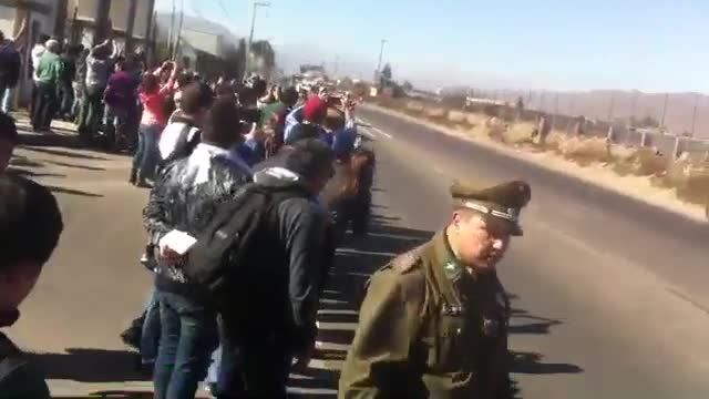 Llegada de Lionel Messi causó gran expectación en La Serena