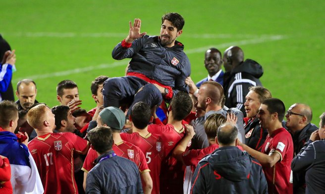 La celebración de Serbia en el Mundial sub 20 de Nueva Zelanda