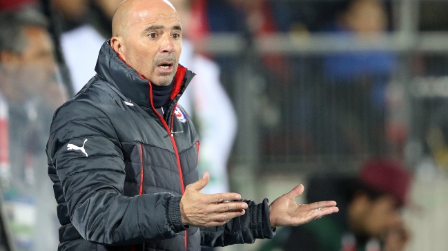 Jorge Sampaoli y su cuerpo técnico se reunió con Michelle Bachelet en La Moneda