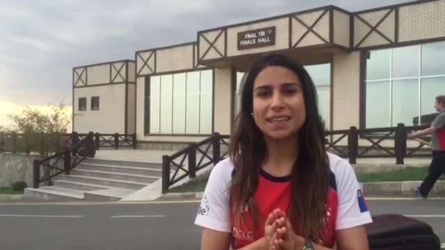 La alegría de Francisca Crovetto tras clasificar a los Juegos Olímpicos de Río 2016