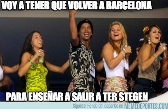 Los divertidos memes que dejó la cuestionada actuación de Ter Stegen en la Champions