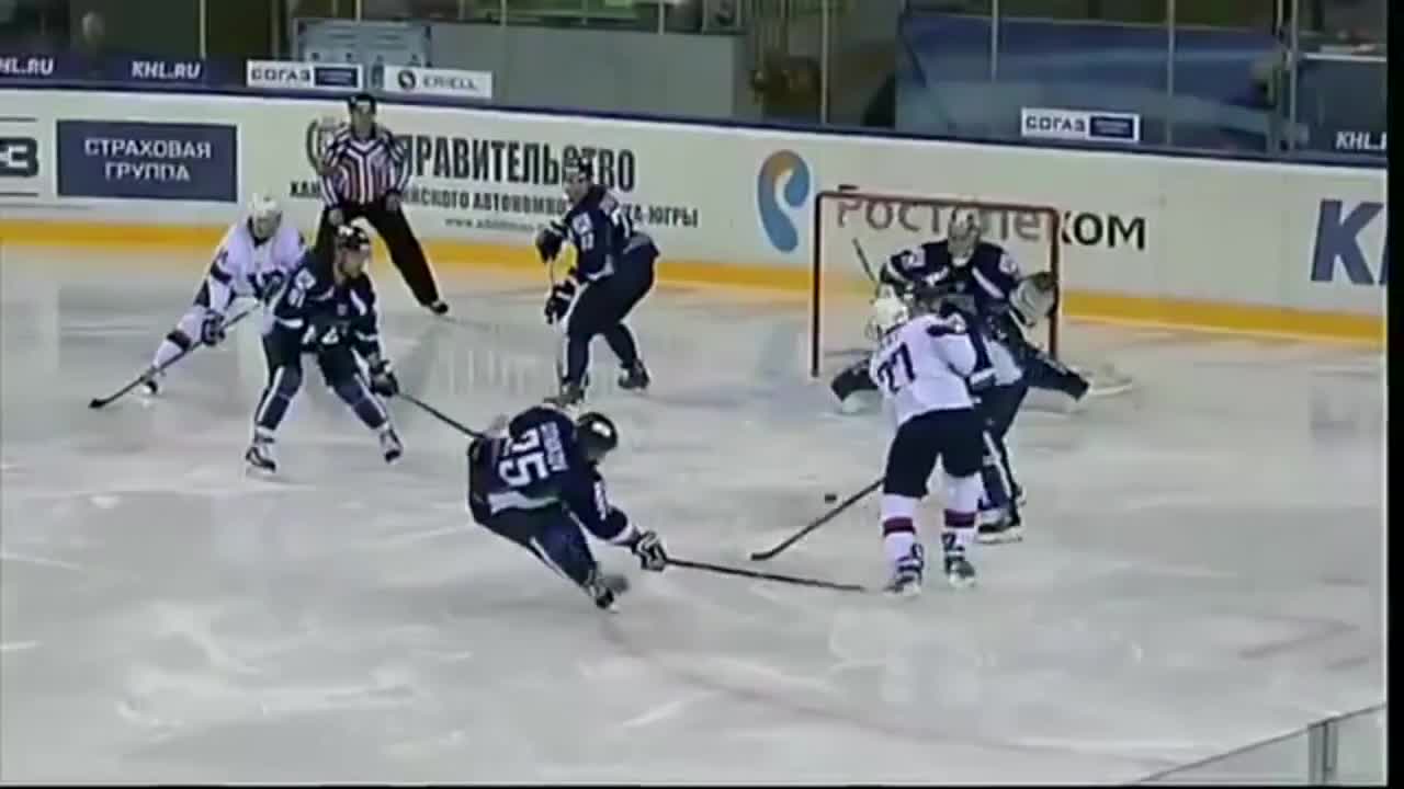 El desafortunado accidente en el hockey hielo de Rusia