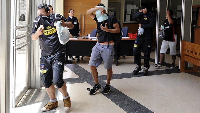 Barristas detenidos quedaron en libertad y con prohibición temporal de entrar a estadios