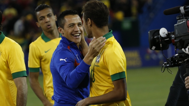 Alexis Sánchez y Neymar salieron de compras en Londres