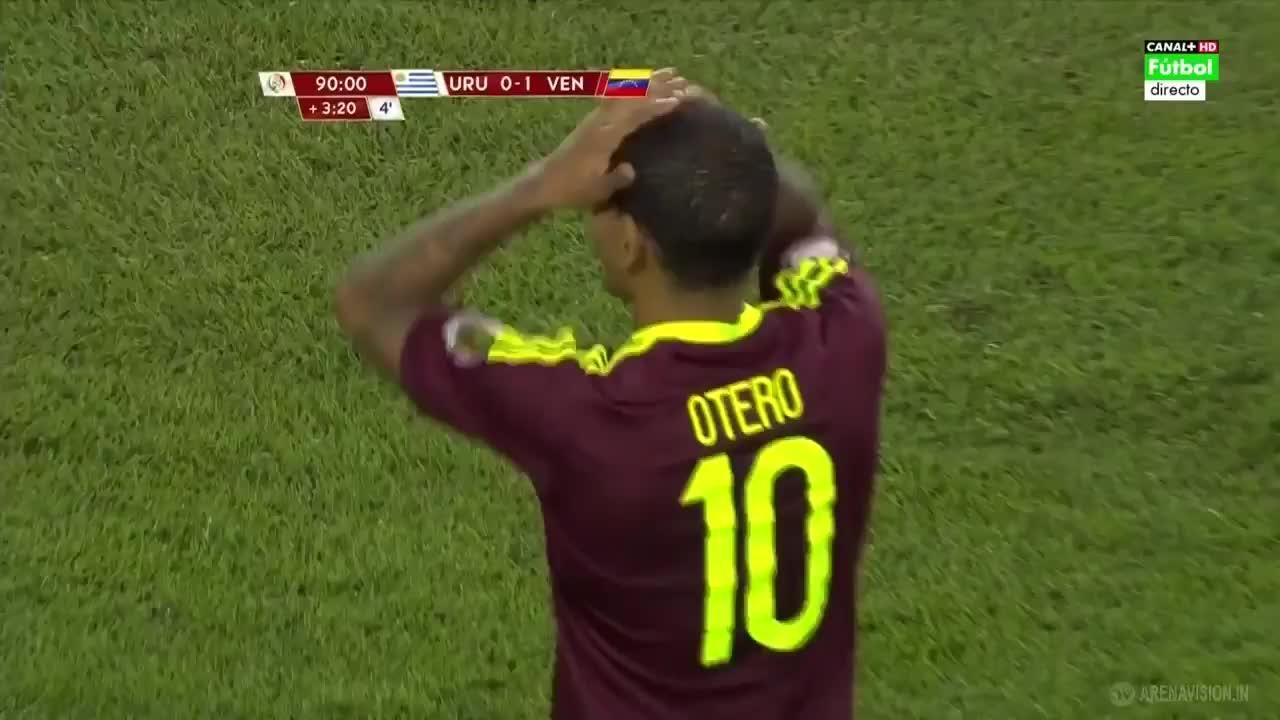 La increíble chance que perdió Rómulo Otero ante Uruguay