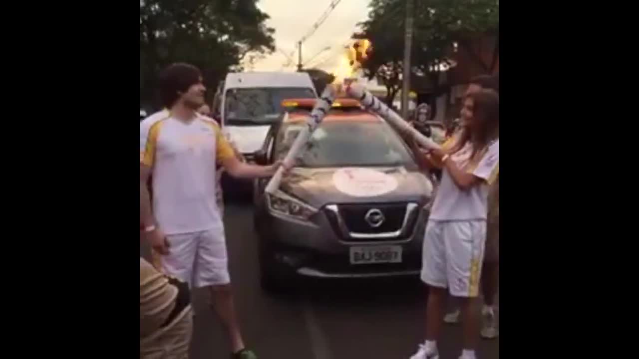 “Hola, soy Germán” sorprendió al portar la antorcha olímpica