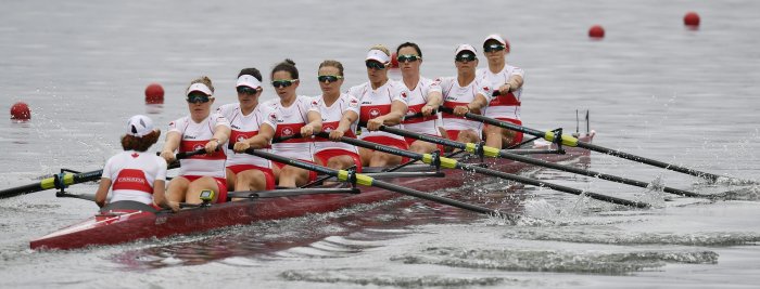 La acción del remo en los Juegos Olímpicos de Río 2016