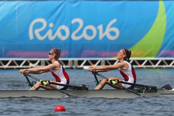 Melita Abraham y Josefa Vila fueron cuartas en su serie del remo olímpico