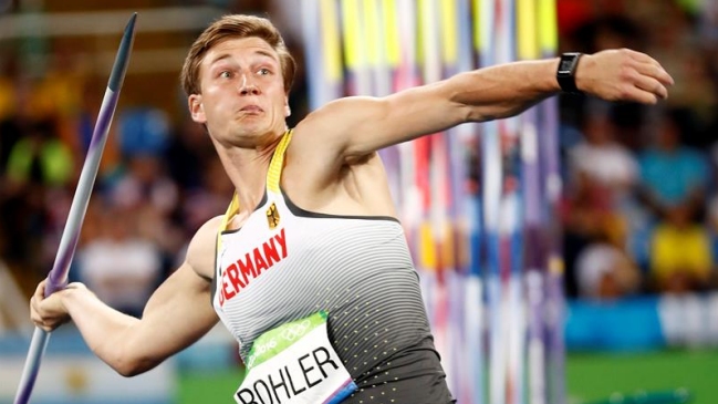 Alemán Thomas Rohler ganó el oro en lanzamiento de jabalina