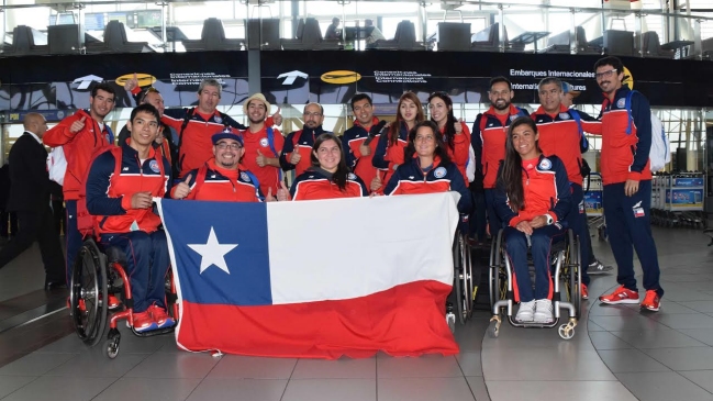 Delegación chilena partió rumbo a Río para disputar los Juegos Paralímpicos