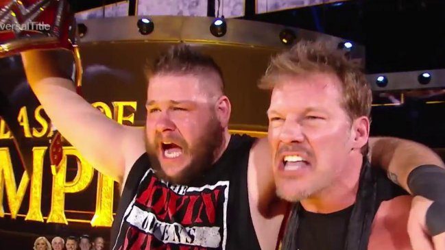 Kevin Owens retuvo el título universal de WWE en Clash of Champions
