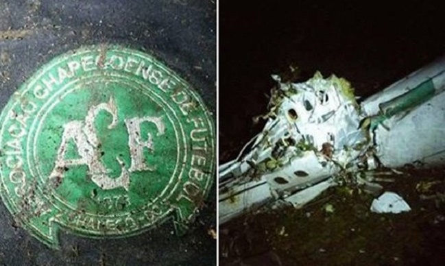 Avión que transportaba a plantel de Chapecoense de Brasil se accidentó cerca de Medellín