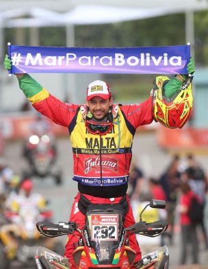 Dakar: Los chilenos Quintanilla y Casale se lucieron en la presentación